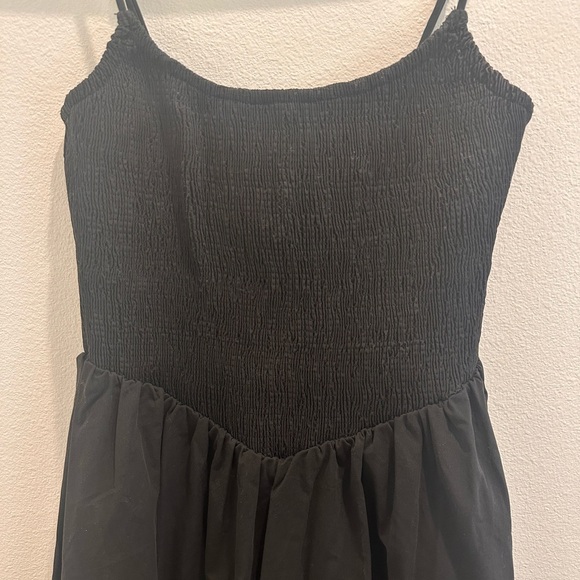 DISSH Black Drop Waist Midi Dress - Picture 3 of 6